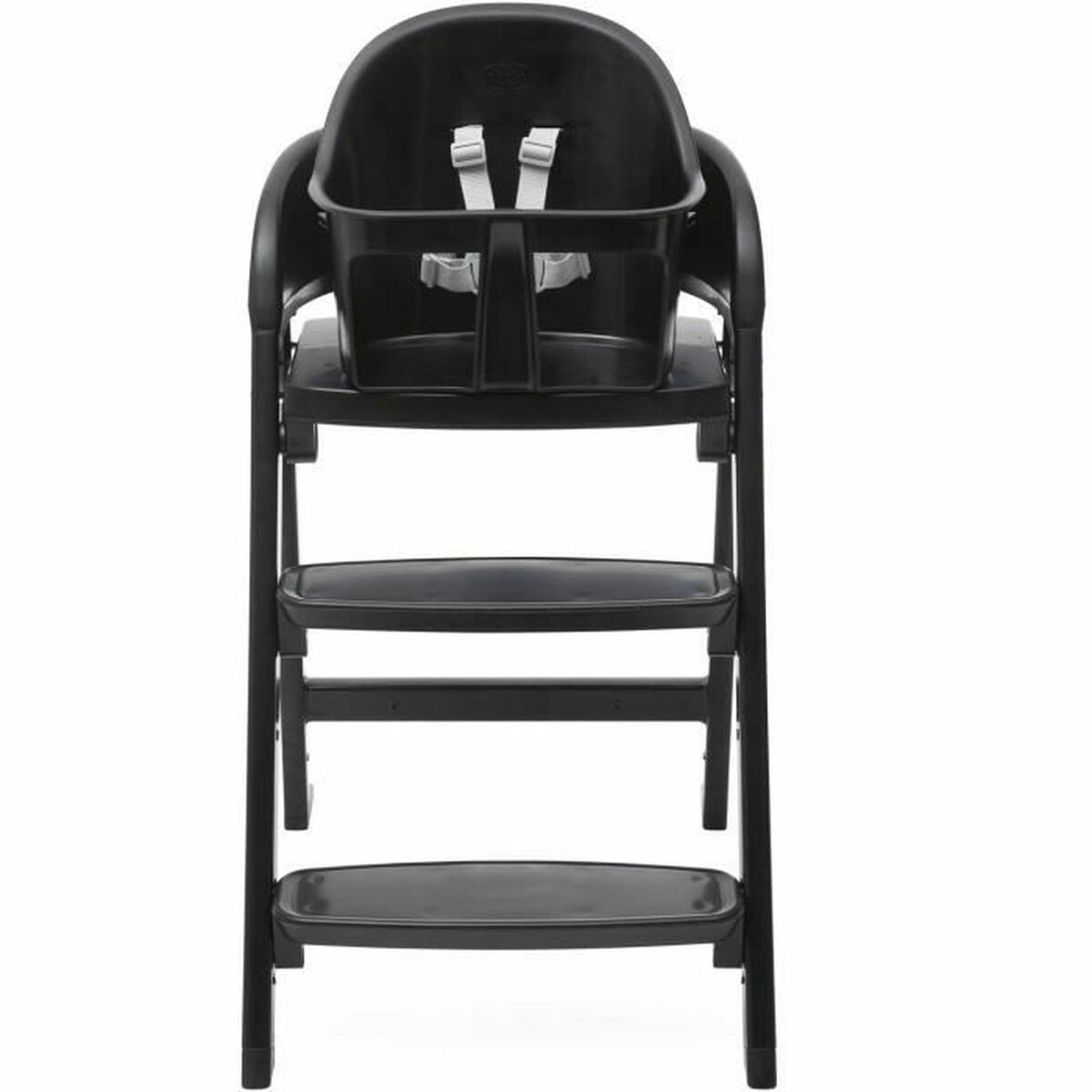 Trone Chicco Crescendo Lite cairo coal Sort Rustfrit stål